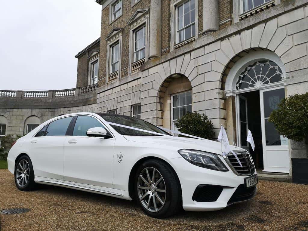 Suffolk wedding car hire, Luxury wedding car hire in Suffolk, Simons White Wedding Cars