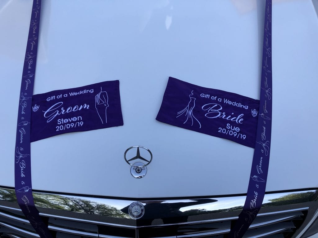 Wedding car decor