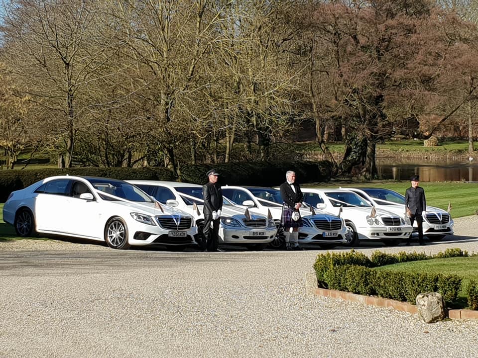 Wedding car hire fleet in Hertfordshire