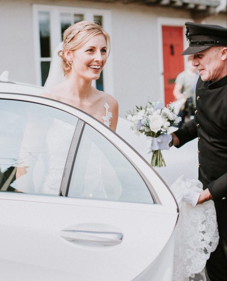 Luxury chauffeur driven wedding cars