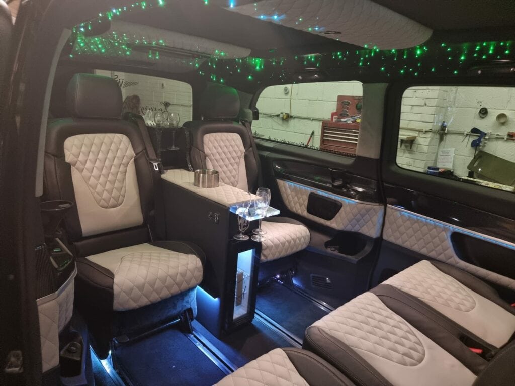 Mercedes VIP V class wedding vehicle hire - Luxury transport