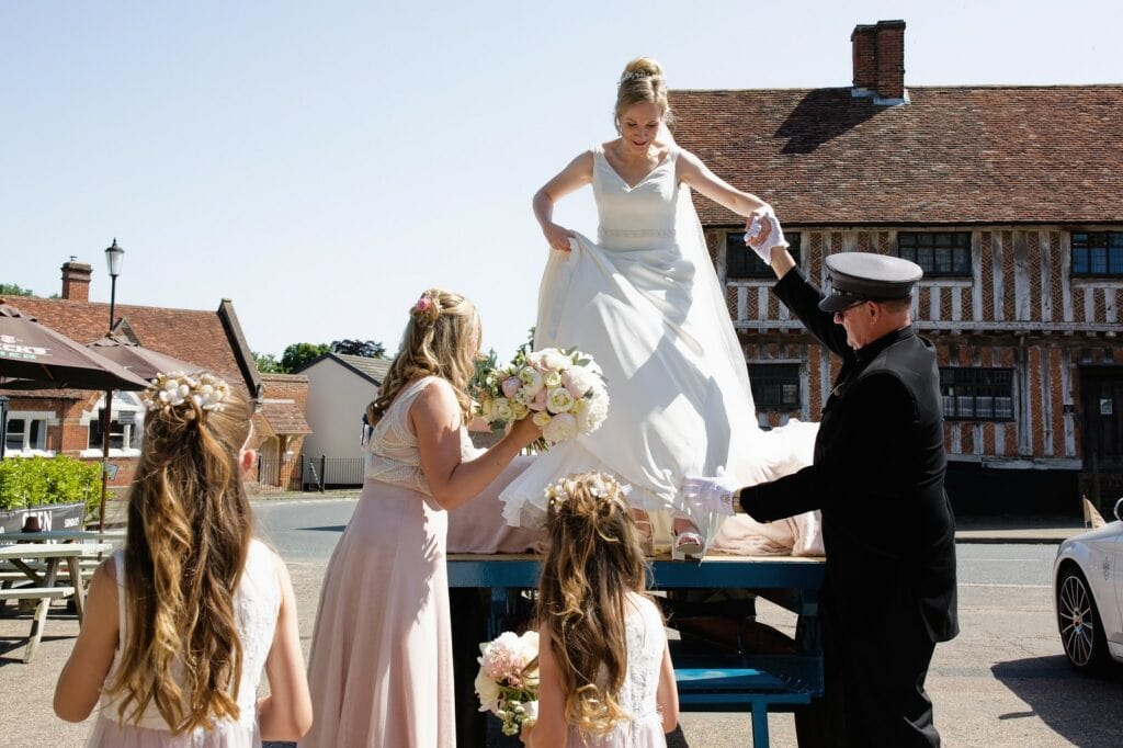 Wedding day chauffeur